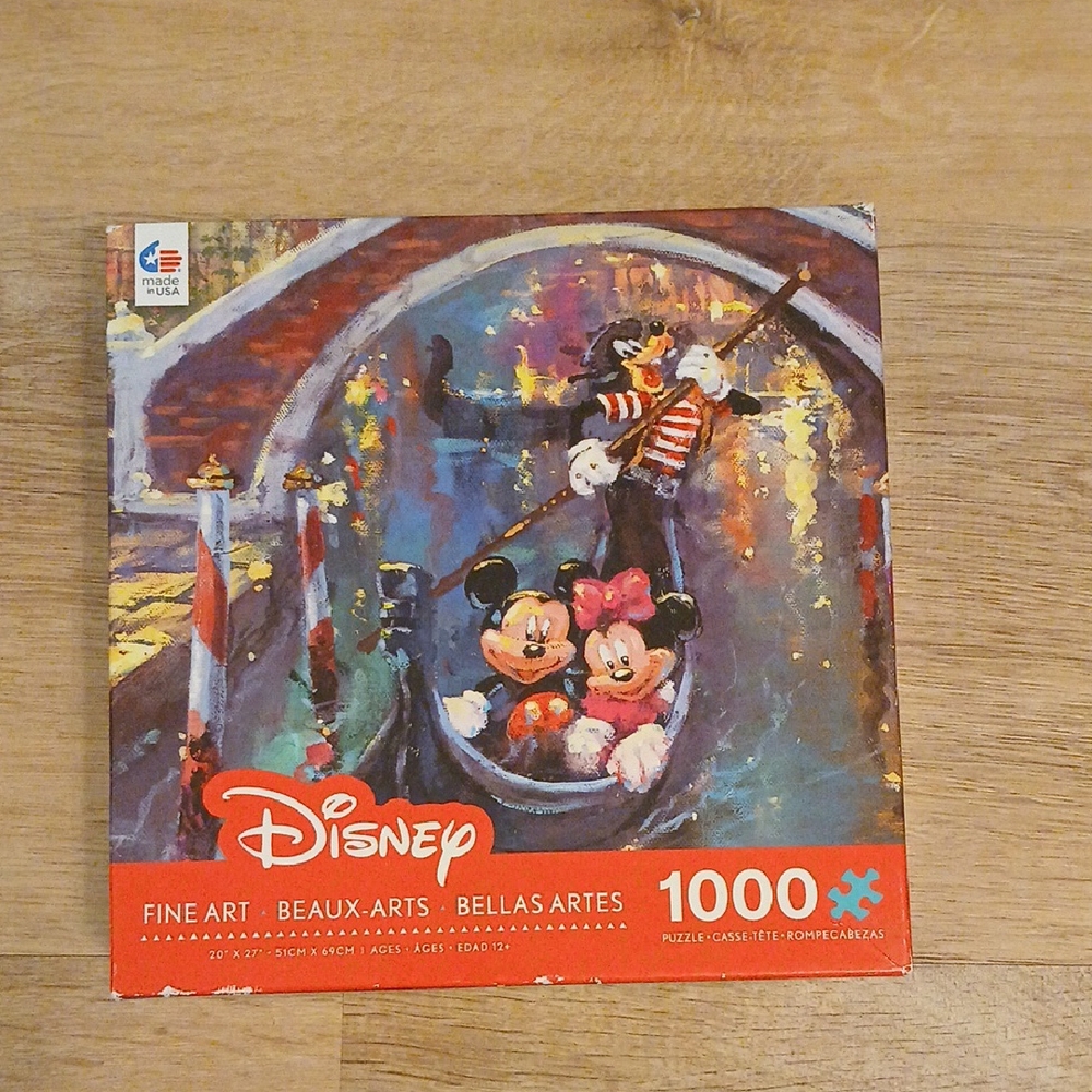 Disney "Moonlight in Venice" Vibrant Gondola Adventure Puzzle